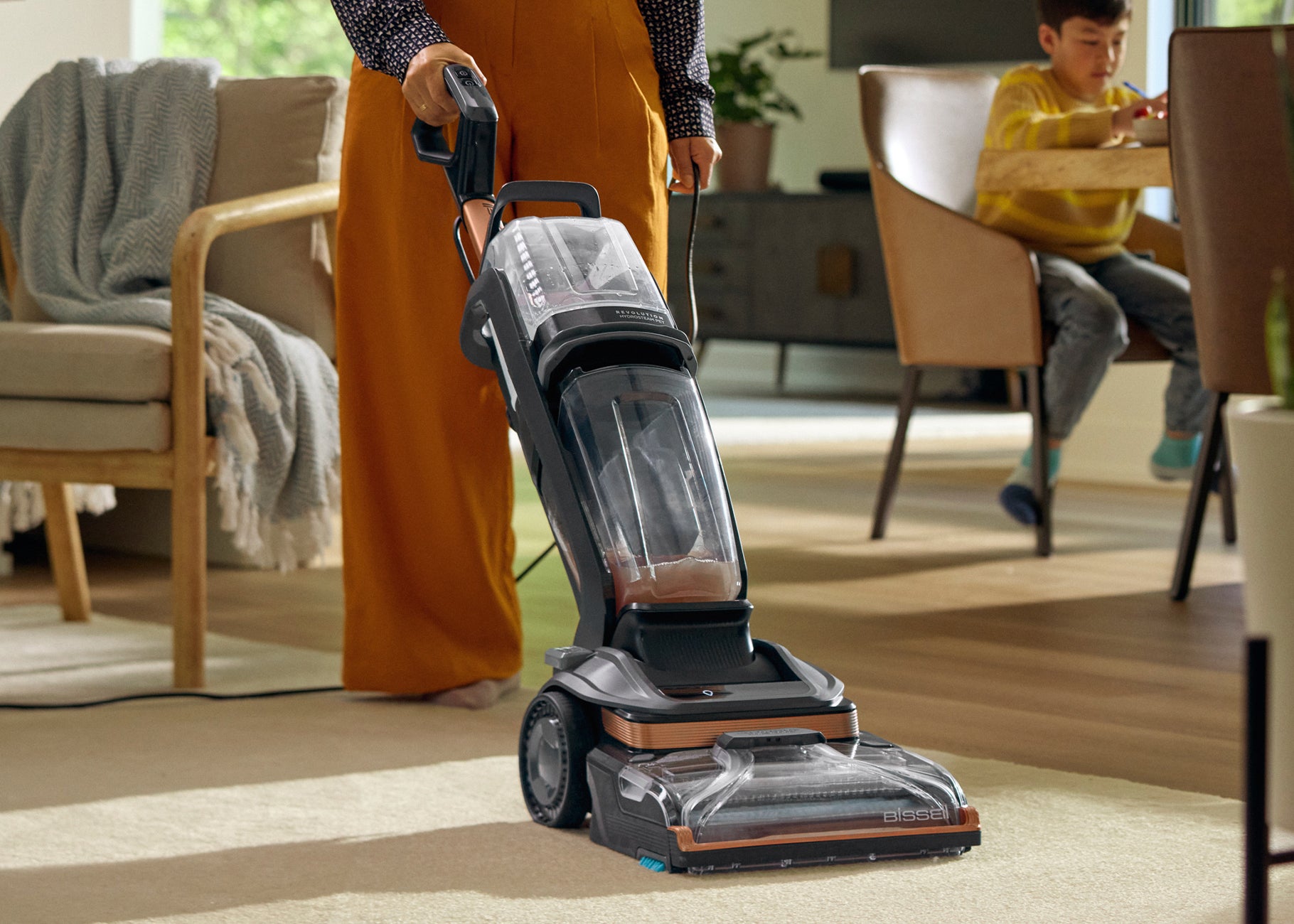 Revolution HydroSteam Carpet Cleaner deep cleaning carpet