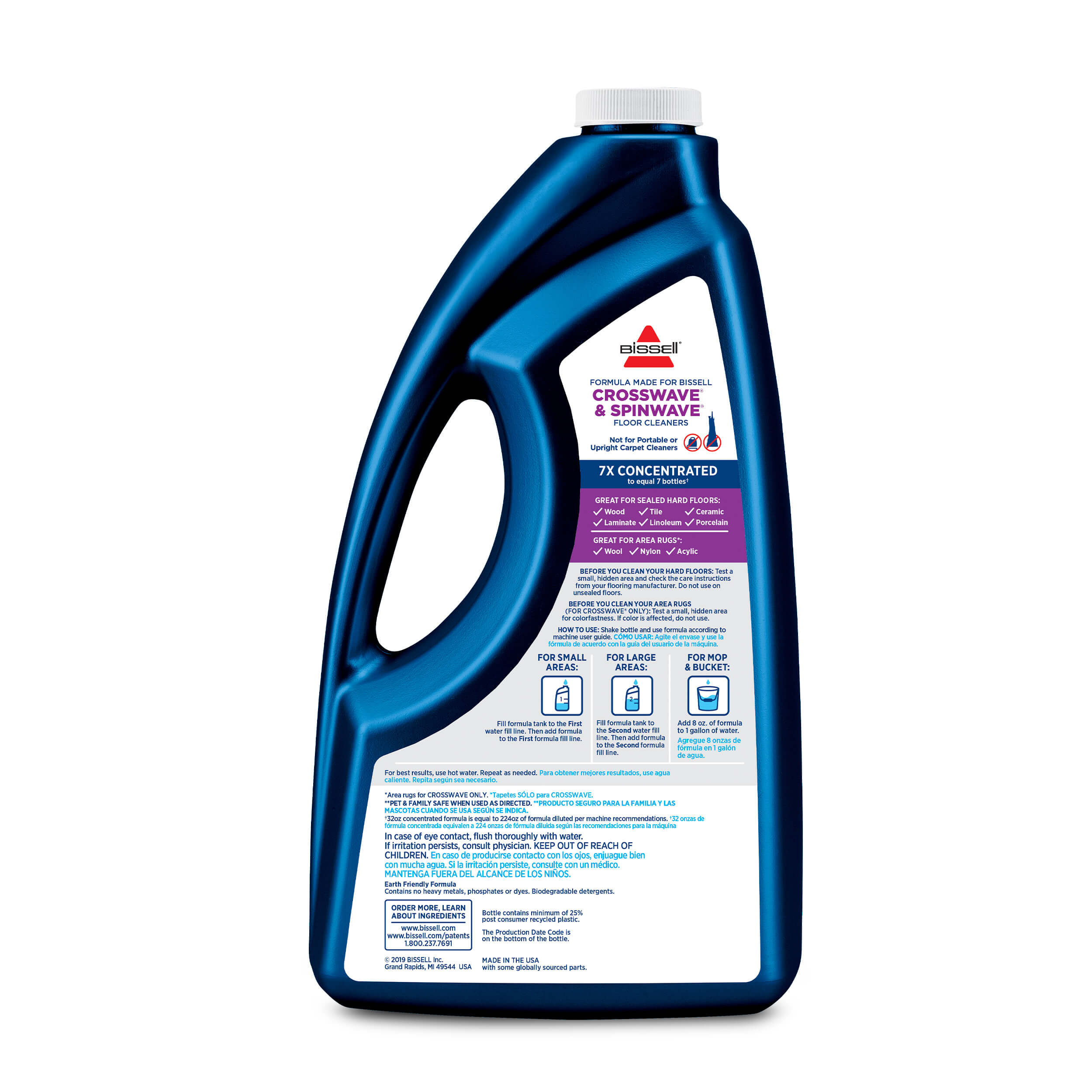 Multi-Surface Floor Cleaning Formula 17891 Back View