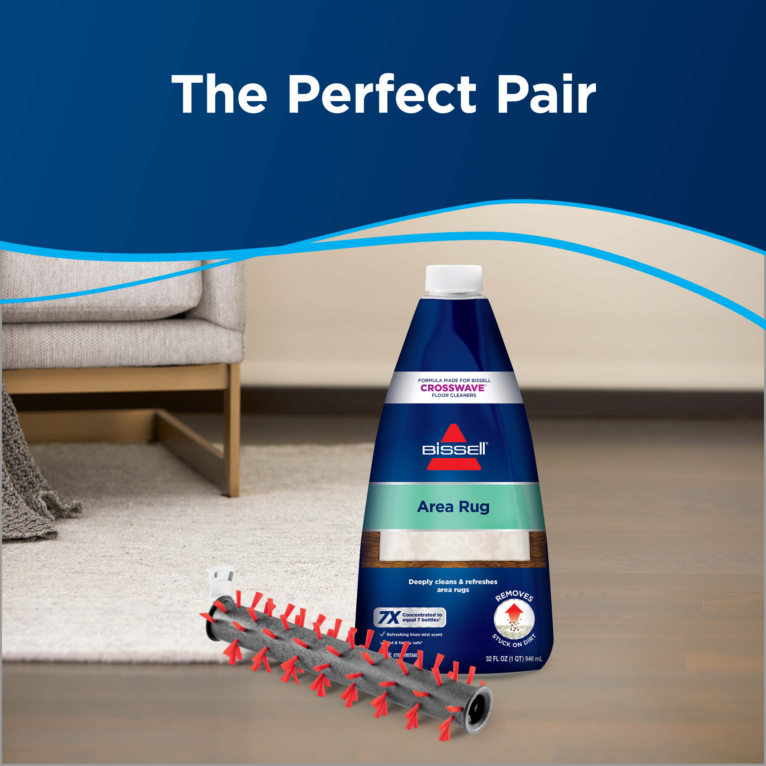 Area Rug Brush Roll 1618639 with Area Rug formula
                        Text: The Perfect Pair
