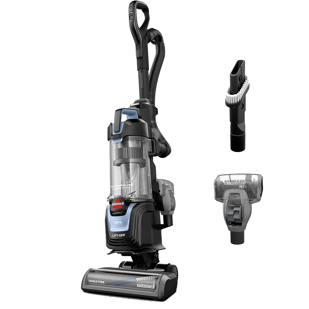Pet Hair Eraser Allergen Lift-Off Vacuum with included pack-ins