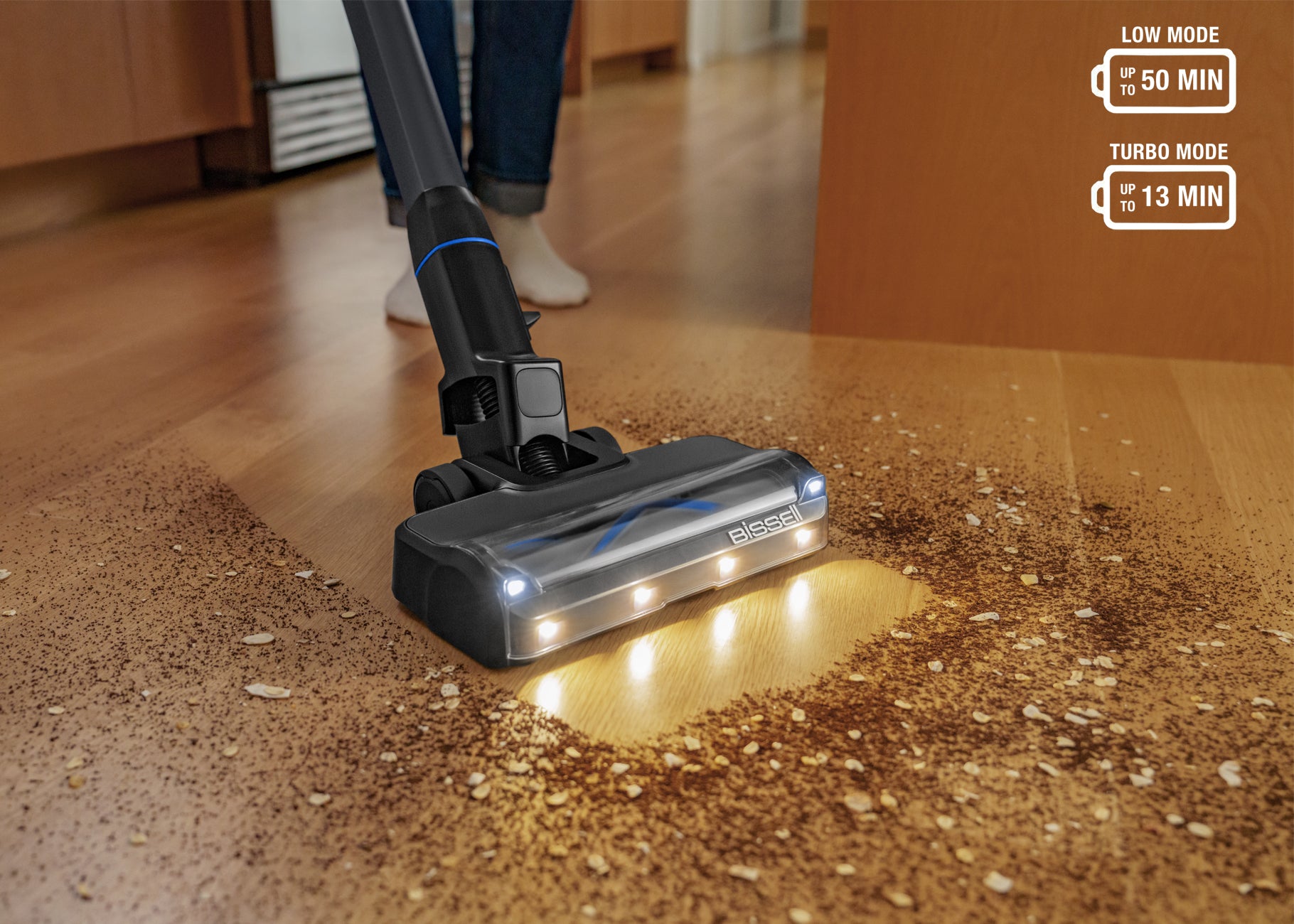 Run Time with powerful suction