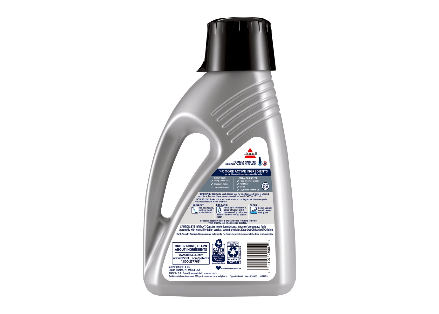 PRO MAX Clean + Protect Formula Bottle Back Label