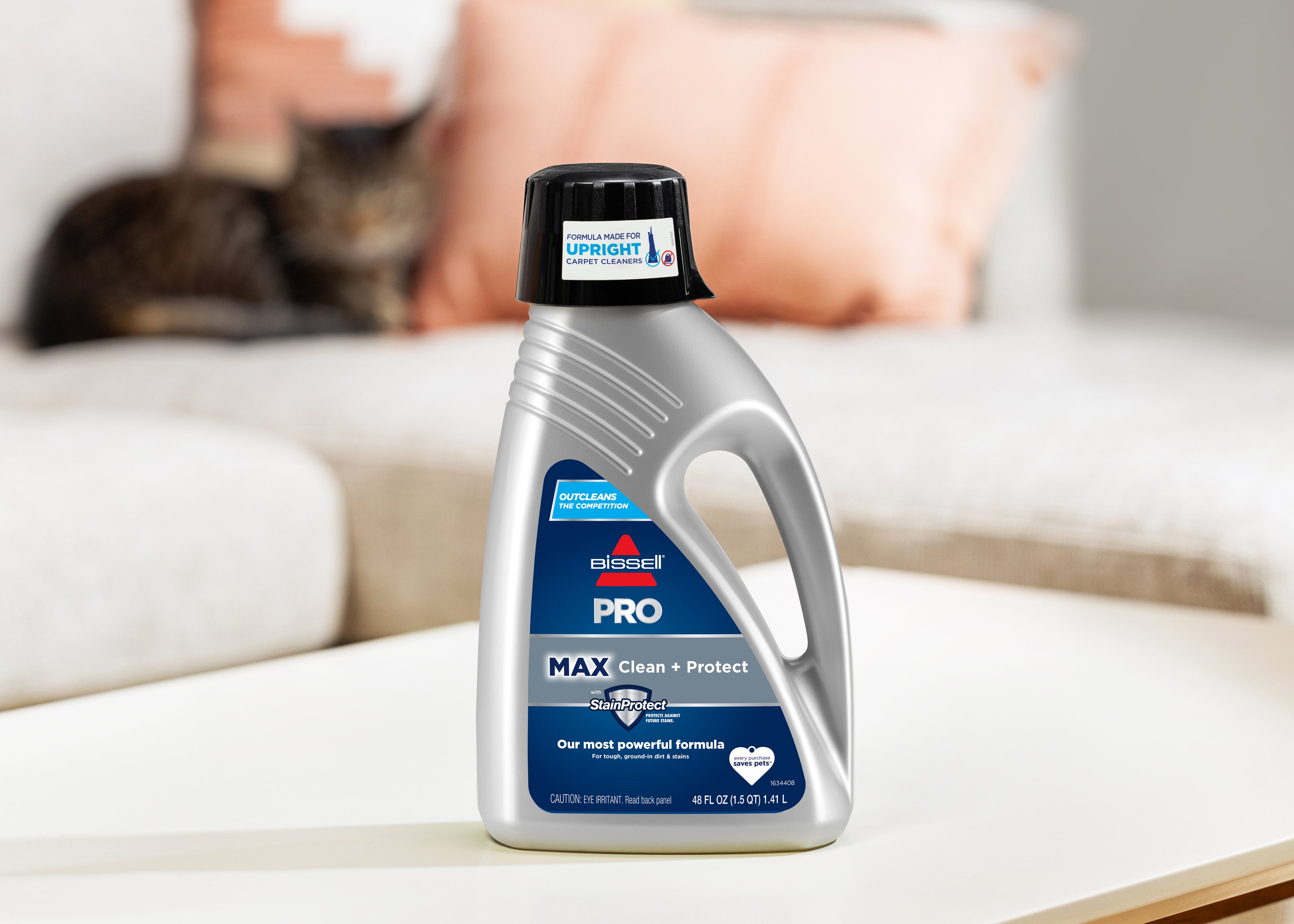 Bottle of PRO MAX Clean & Protect Formula