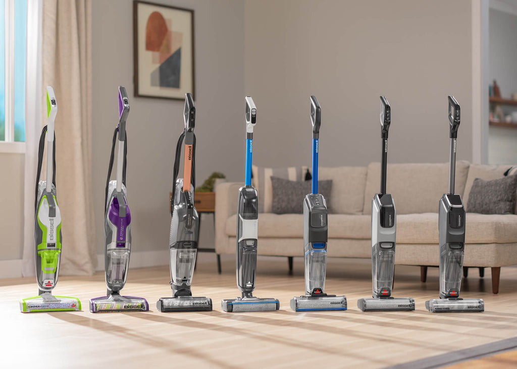 BISSELL CrossWave Family line up of machines