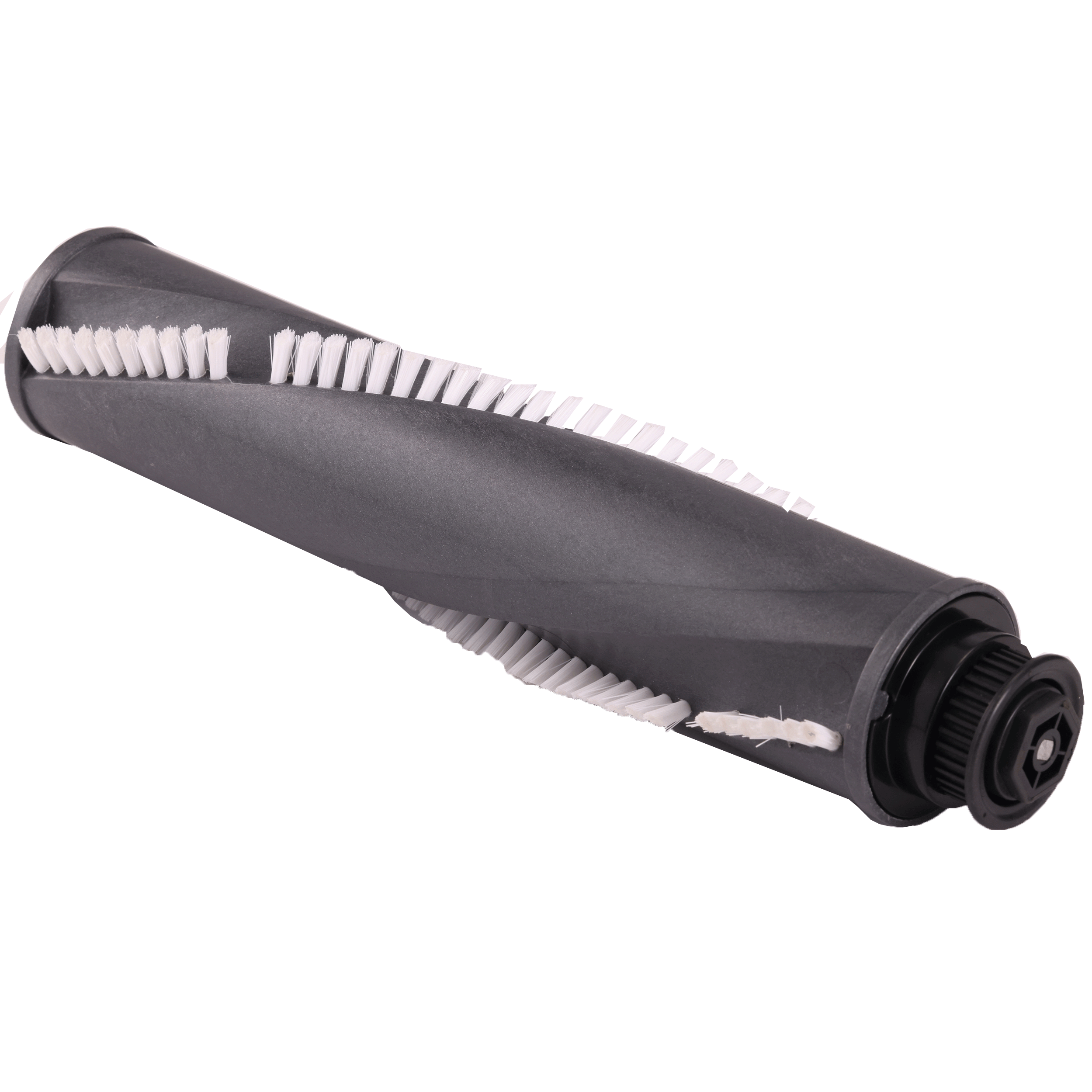 Brush Roll Gray with White Bristles 1618577 side