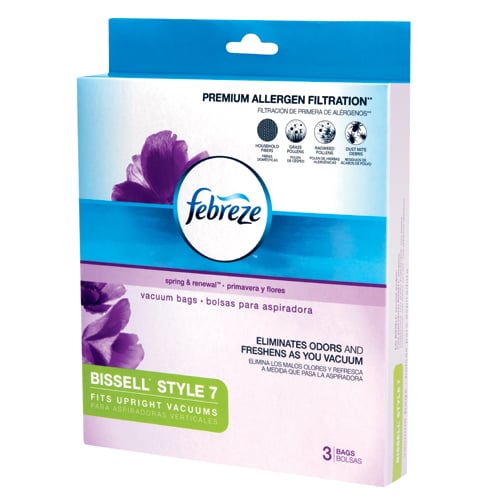 Febreze Spring Breeze Style 7 Vacuum Bags 17F91
                        package side angle