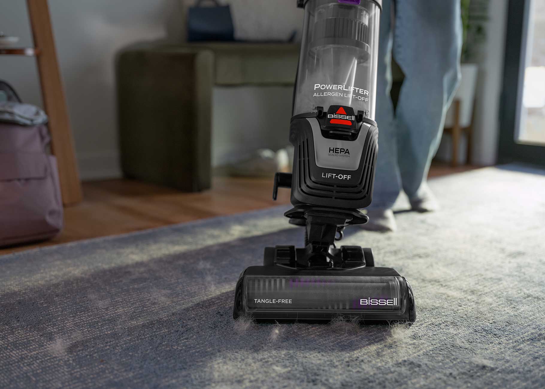 Vacuuming toy stuffing from carpet
