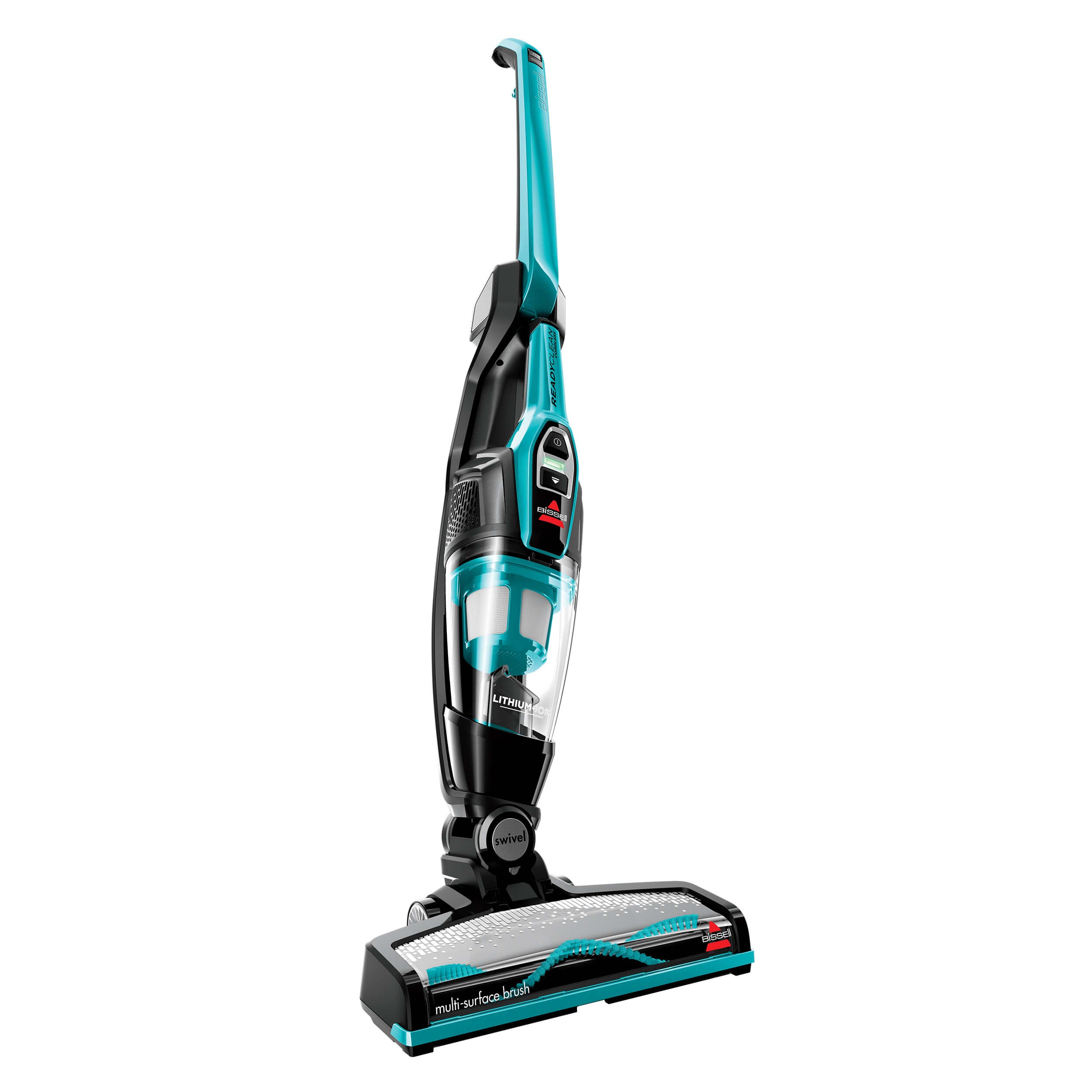 ReadyClean Cordless Stick Vac Showing Swivel Feature