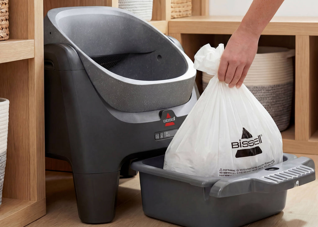 Removing Waste Bag from litter box