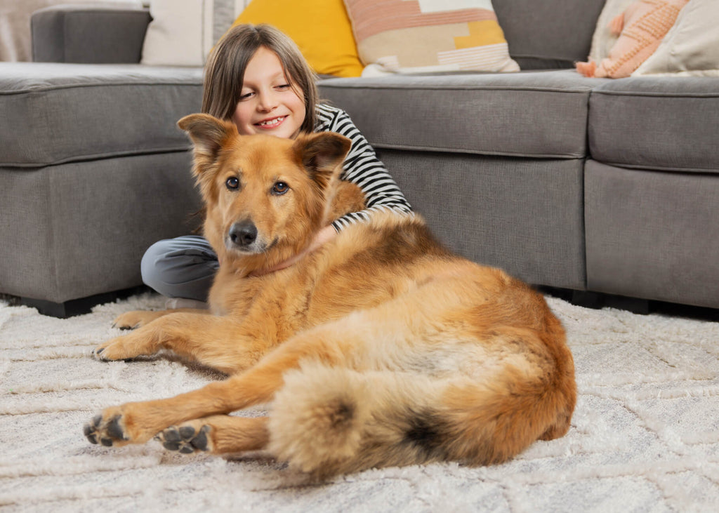 Girl and Dog